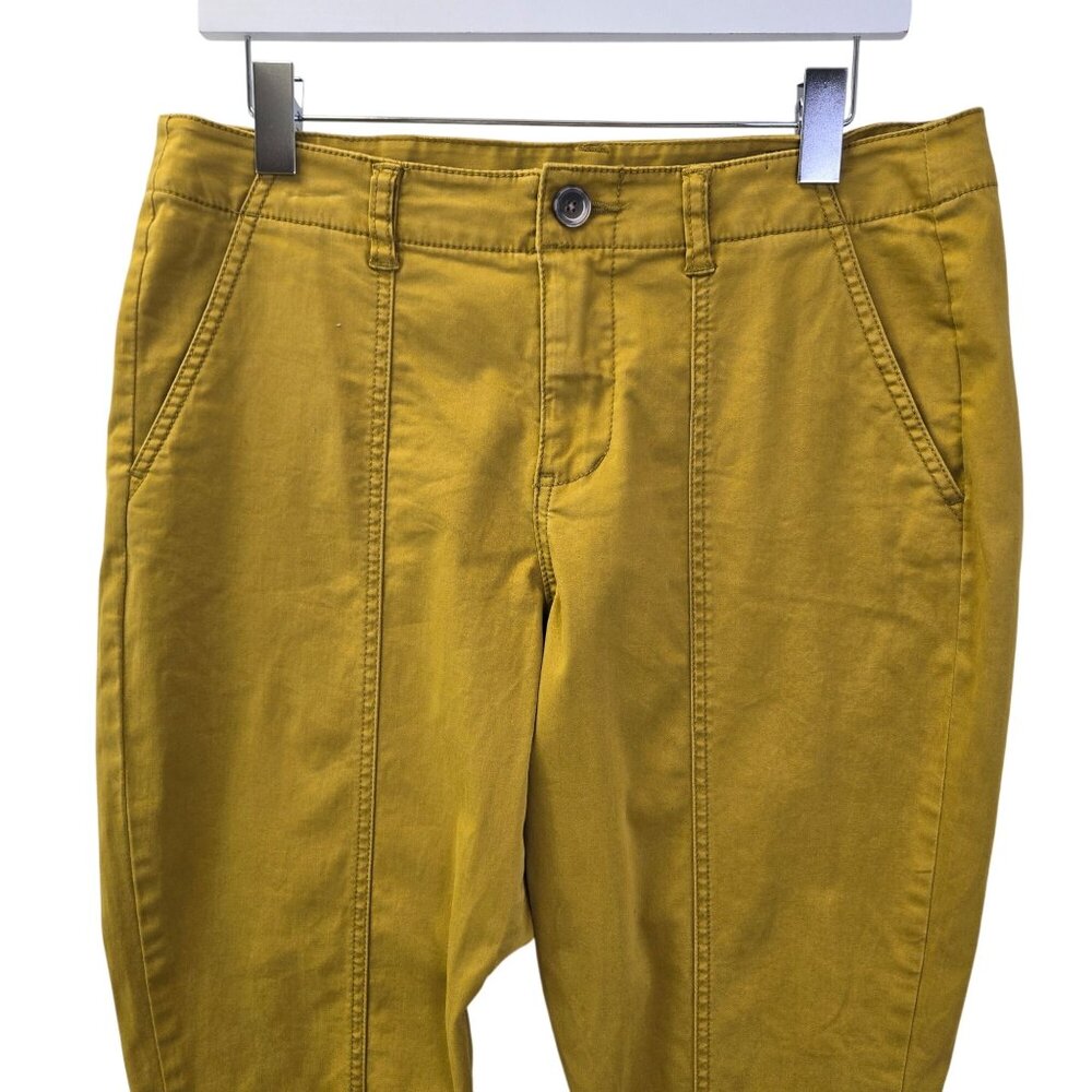Cabi Tracker Marigold Yellow Jogger Pants Size 10 - Picture 4 of 7